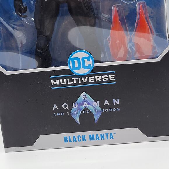 DC Multiverse Aquaman and The Lost Kingdom Black Manta 7" Figure Mcfarlane New - Picture 2 of 11